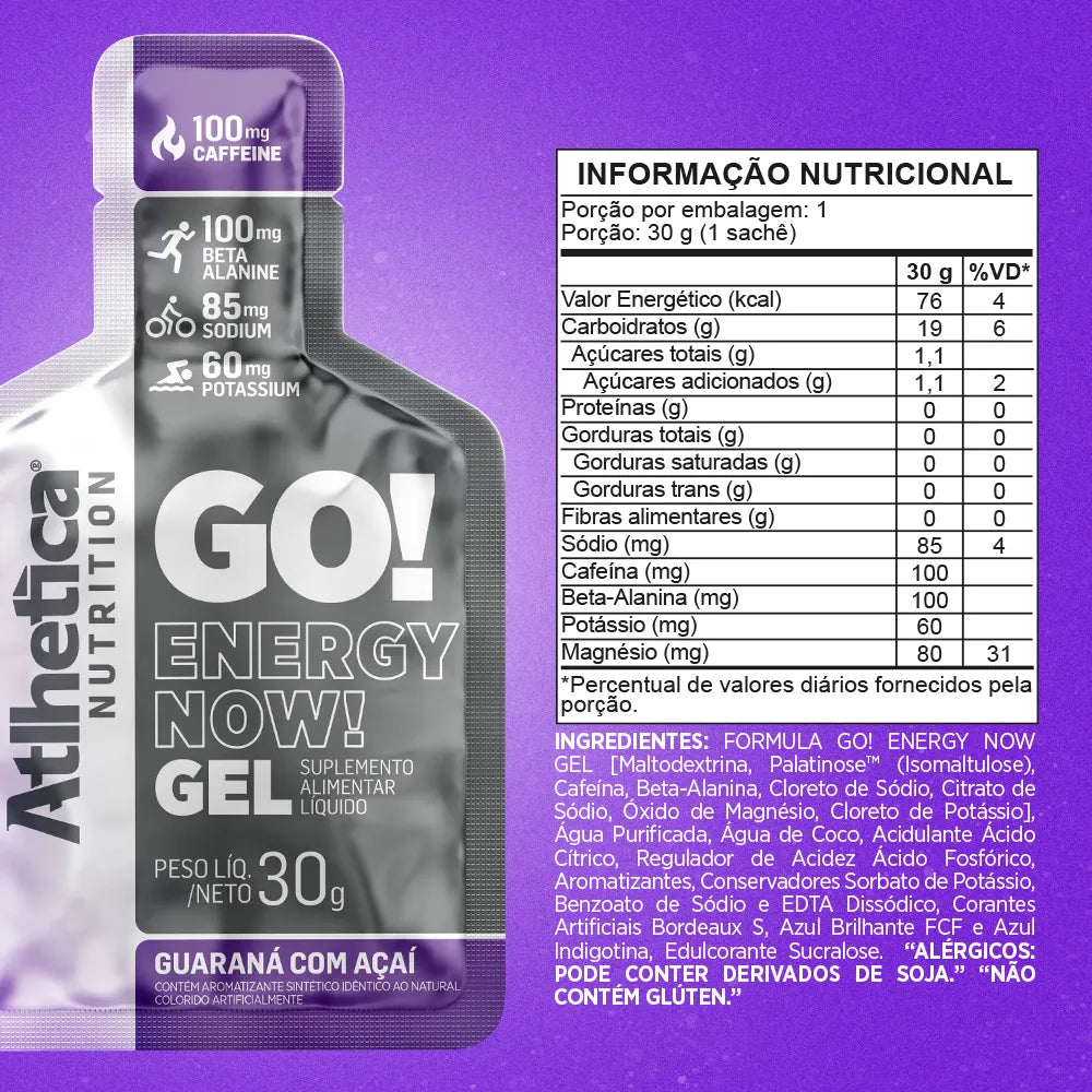 Go! Energy Now Gel Guaraná com Açaí