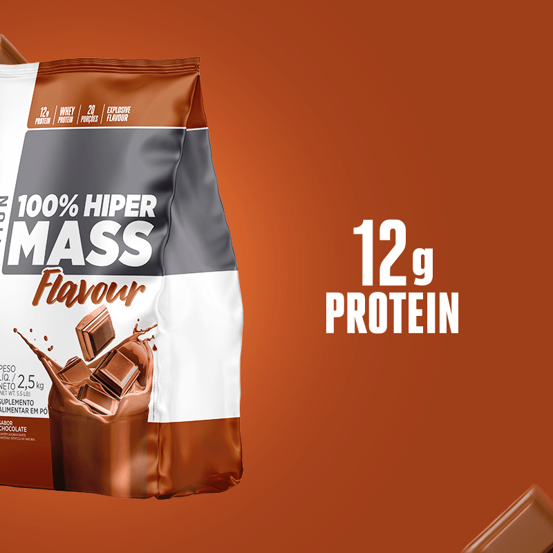 100% Hiper Mass Flavour 2,5kg Chocolate