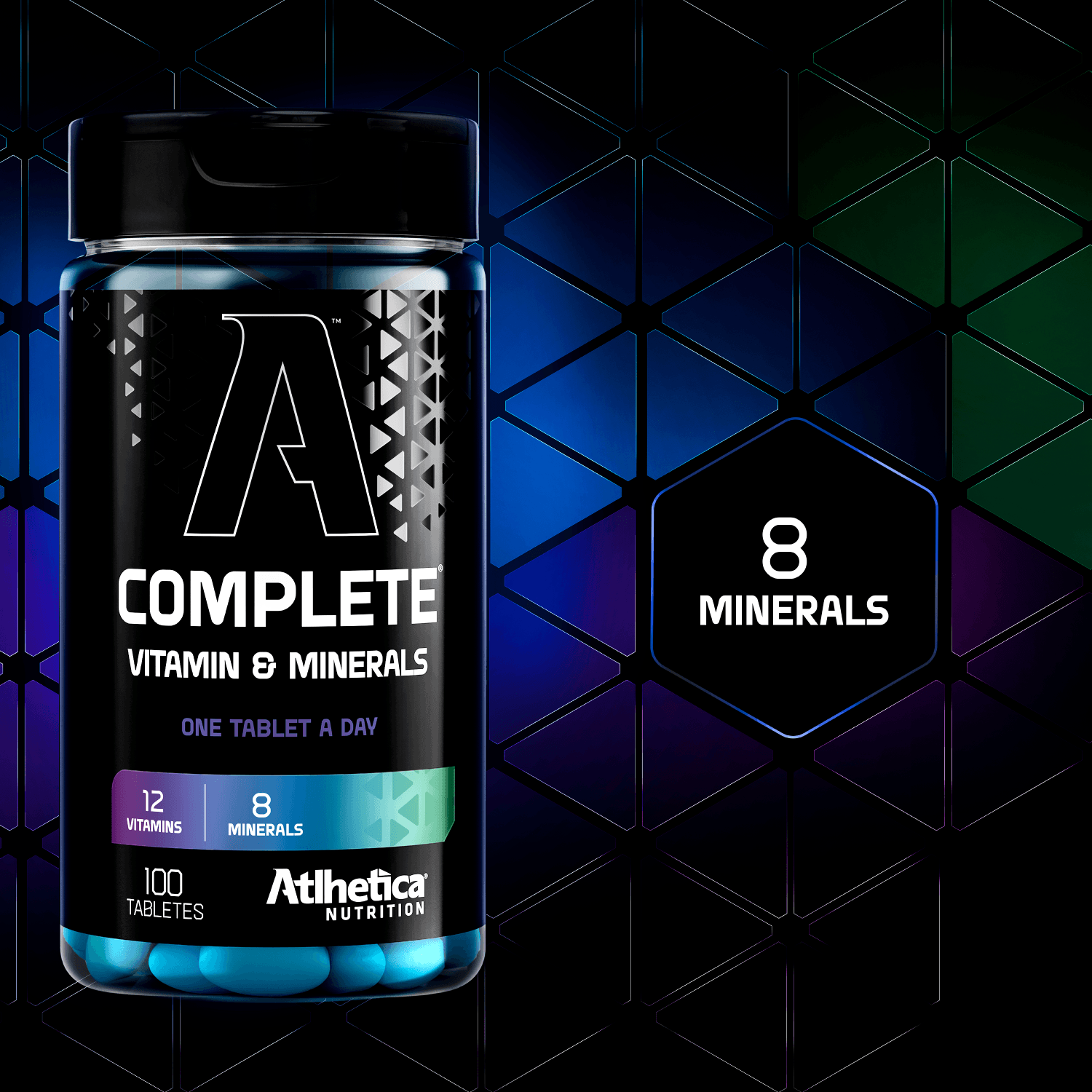 Multivitamínico Complete Vitamin & Mineral - 100 Tabletes