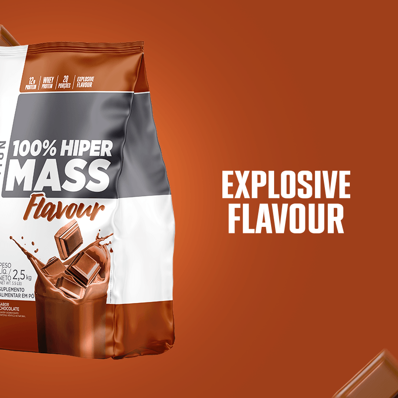 100% Hiper Mass Flavour 2,5kg Chocolate