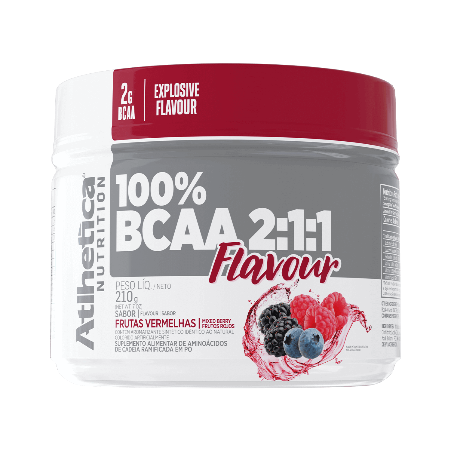 100% BCAA Flavour 210g - Frutas Vermelhas