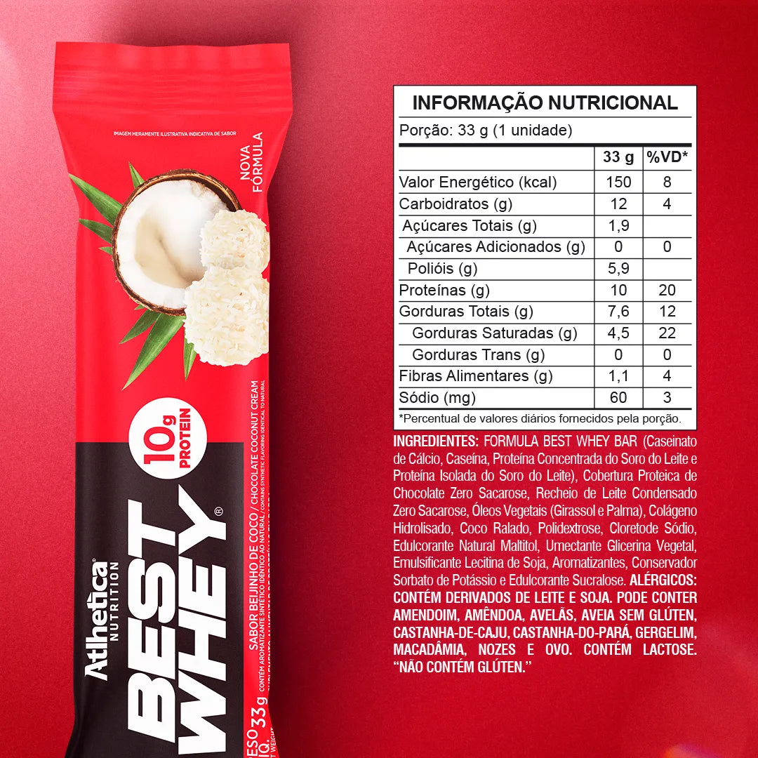 Best Whey Bar Beijinho de Coco