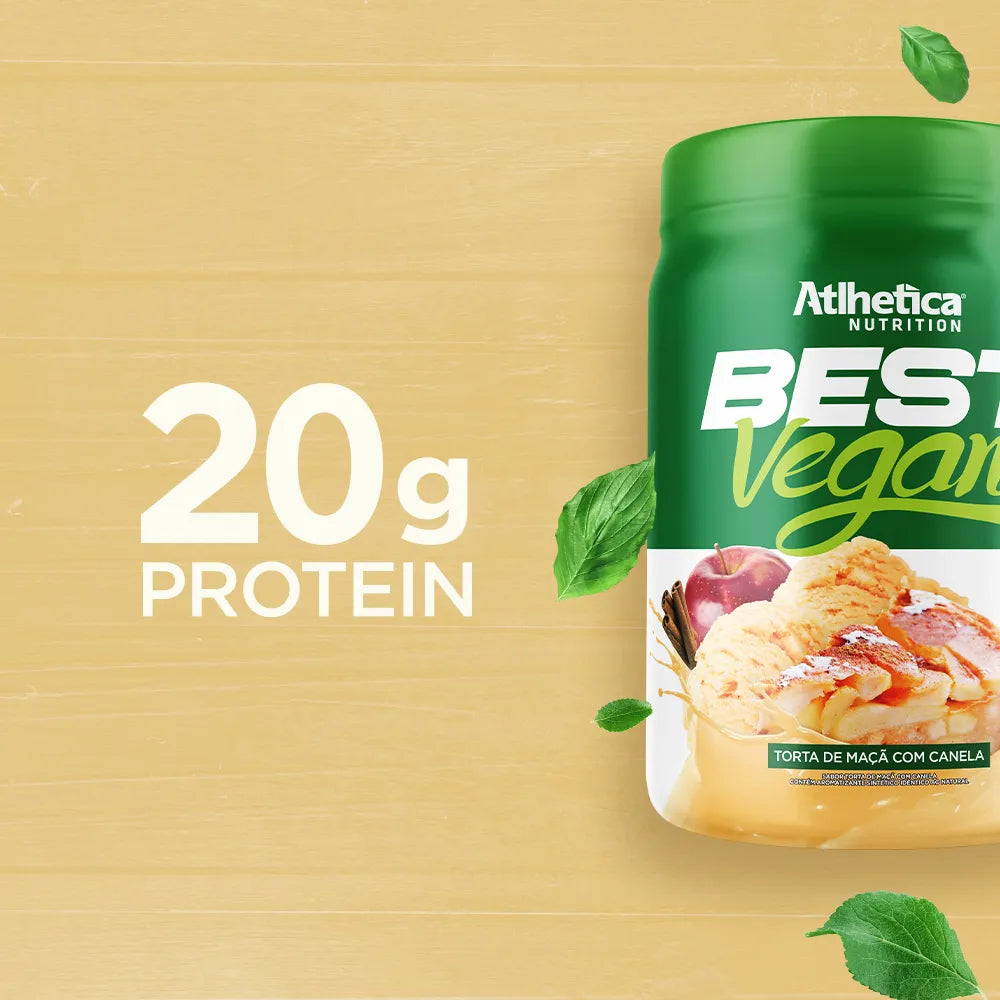 Whey Best Vegan Protein 500g - Torta de Maçã com Canela