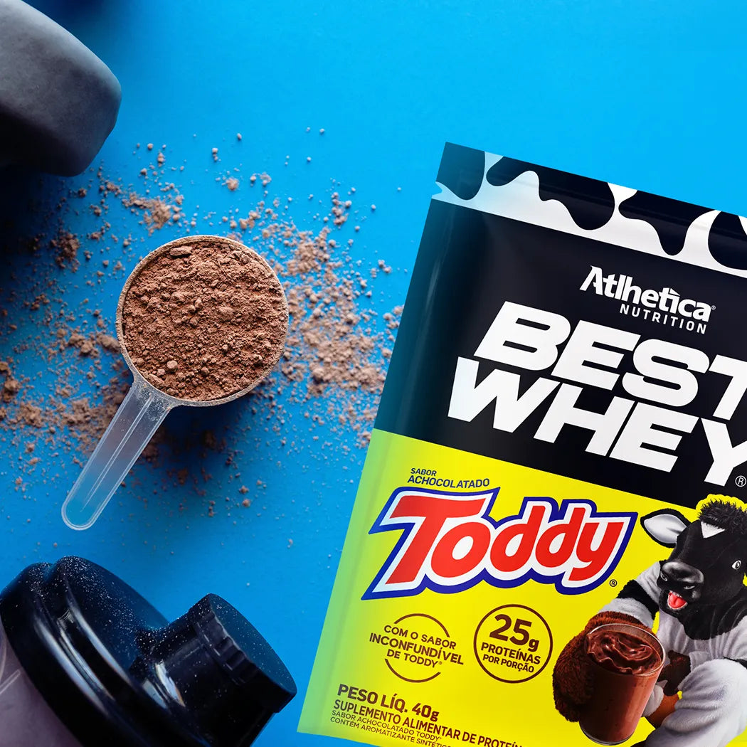 Best Whey Protein Achocolatado Toddy - 15 Sachês de 40g