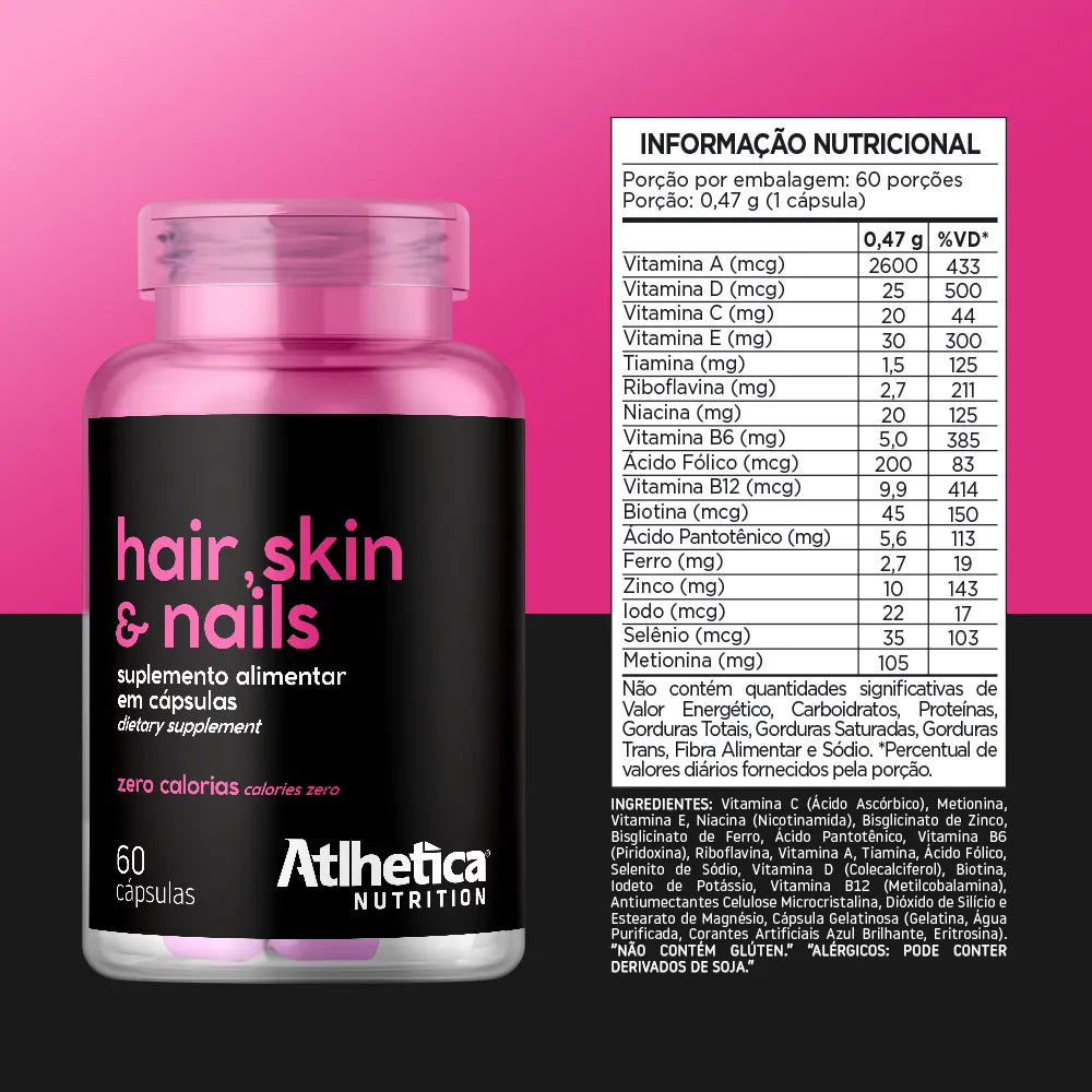 Suplemento Hair, Skin & Nails - 60 Cápsulas