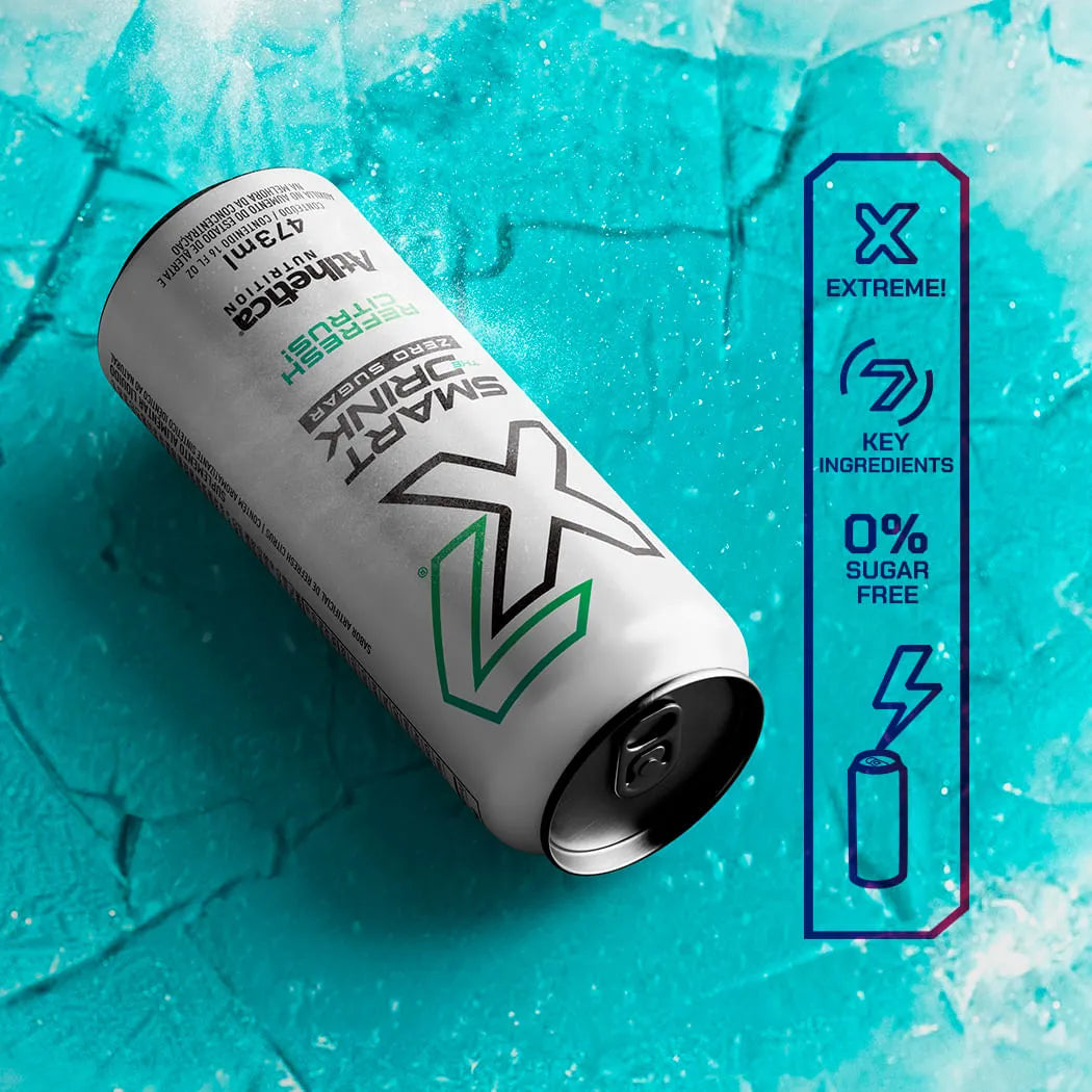 Energético X7 Smart The Drink Pack com 06 unidades de 473ml - Refresh Citrus