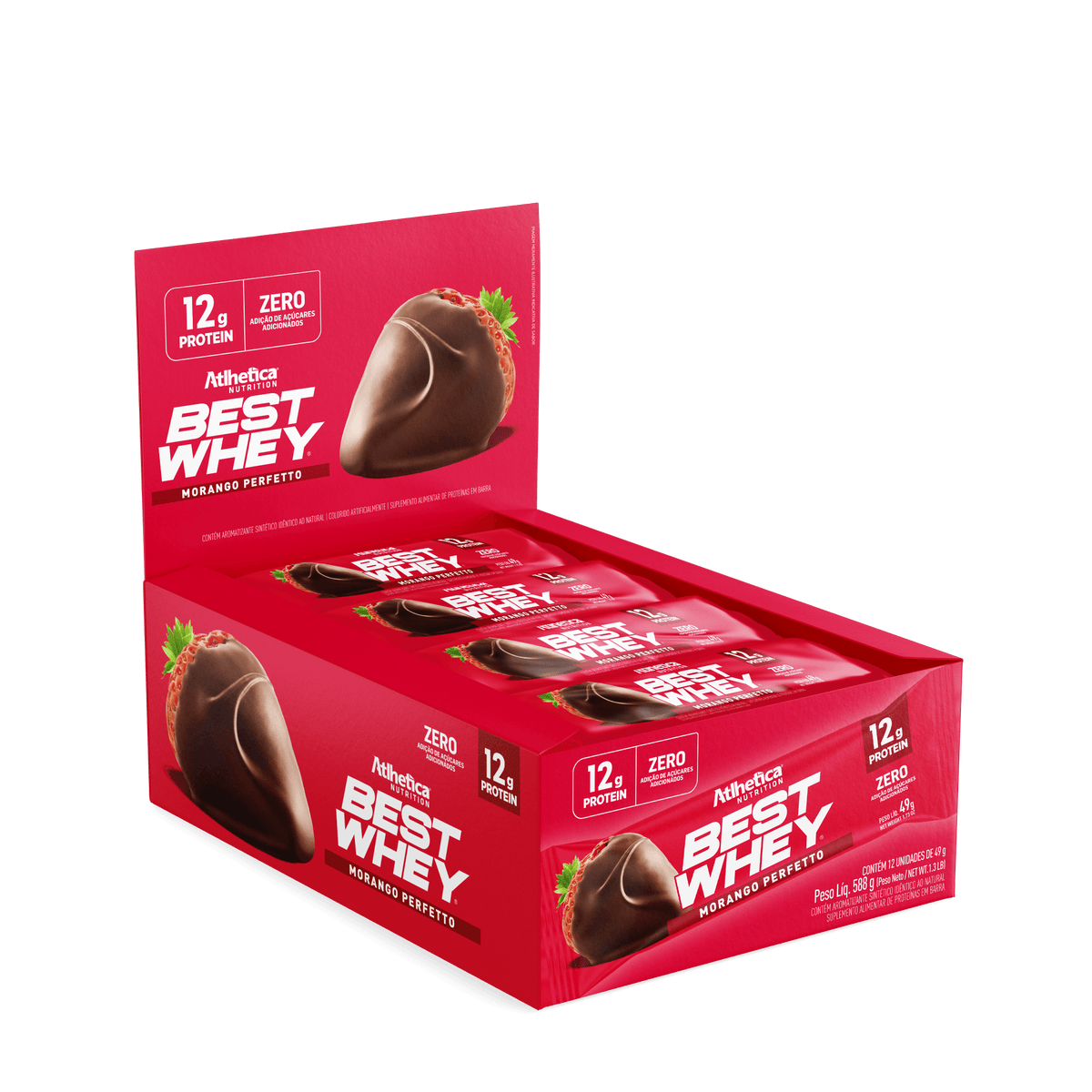 Best Whey Bar 12g Morango Perfetto
