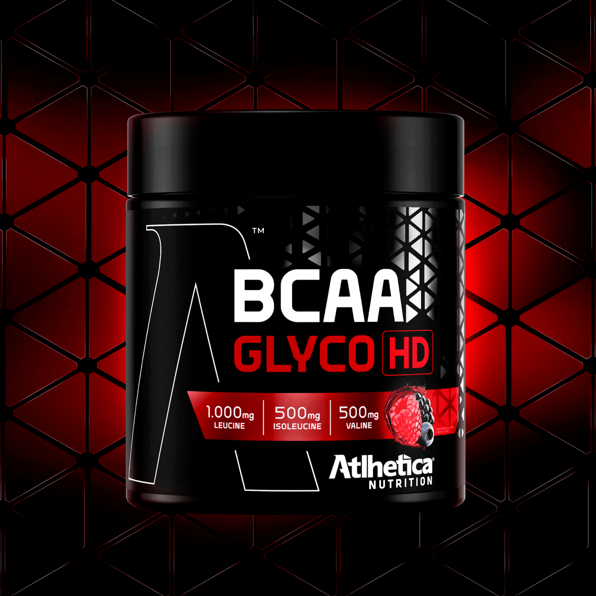 BCAA Glyco HD 210g - Frutas Vermelhas
