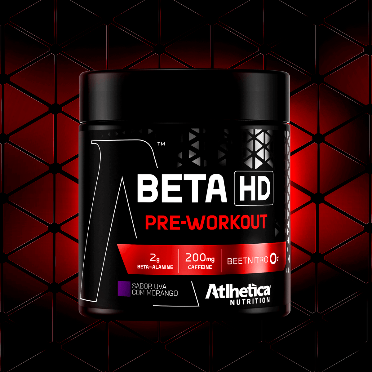 Beta HD Pre Workout Uva com Morango