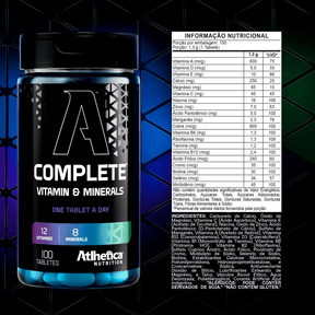 Multivitamínico Complete Vitamin & Mineral - 100 Tabletes