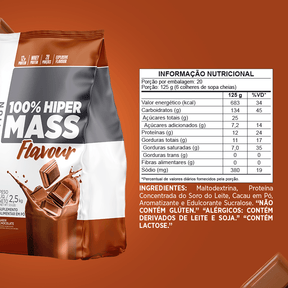 100% Hiper Mass Flavour 2,5kg Chocolate