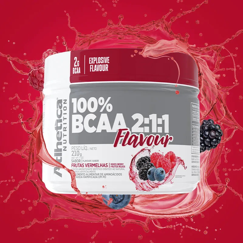 100% BCAA Flavour 210g - Frutas Vermelhas