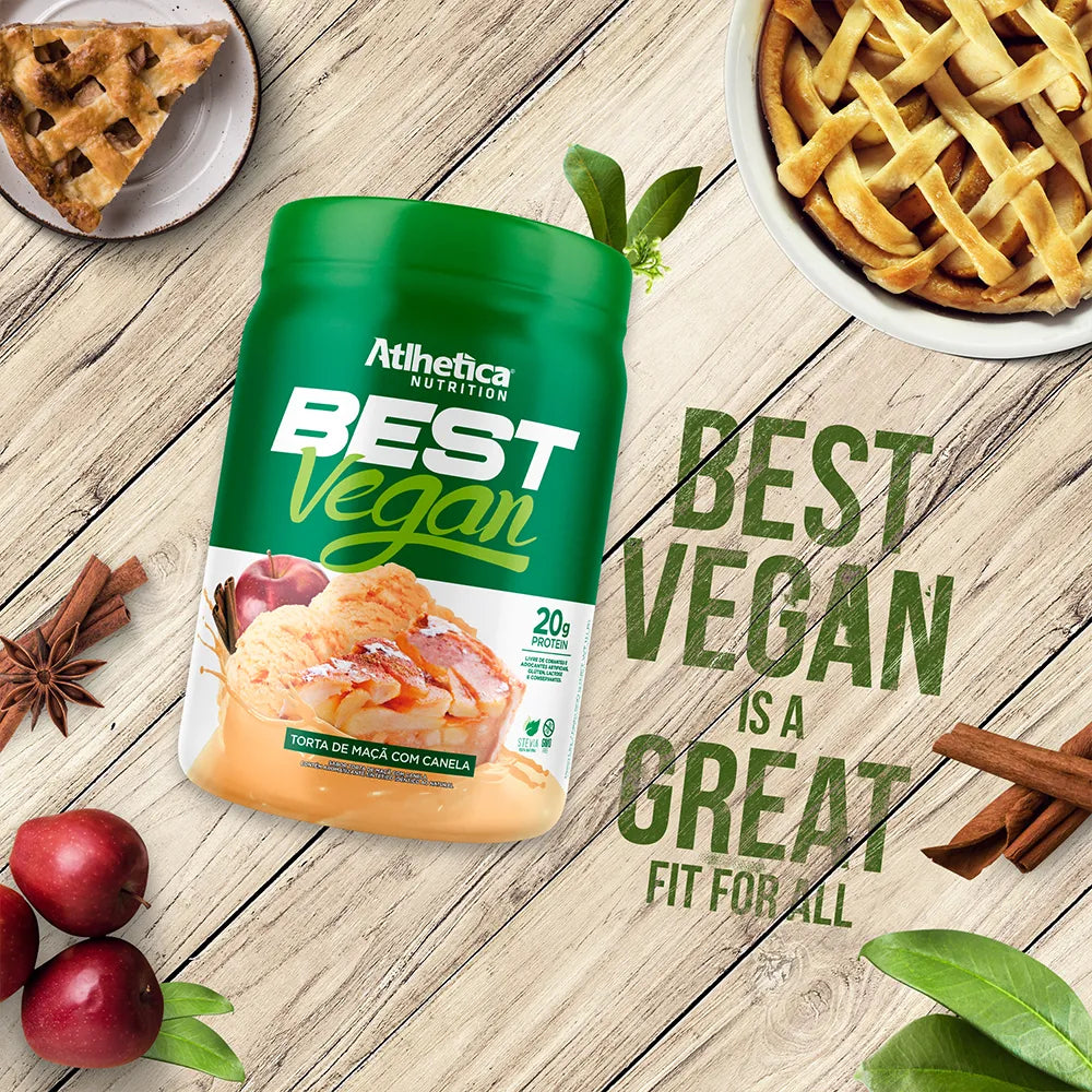 Whey Best Vegan Protein 500g - Torta de Maçã com Canela