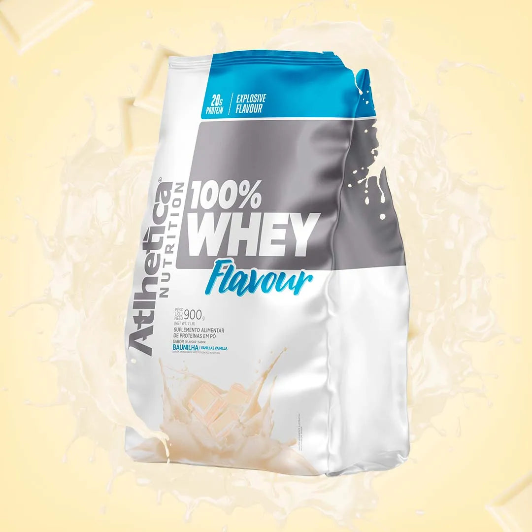 100% Whey Flavour Baunilha Pacote