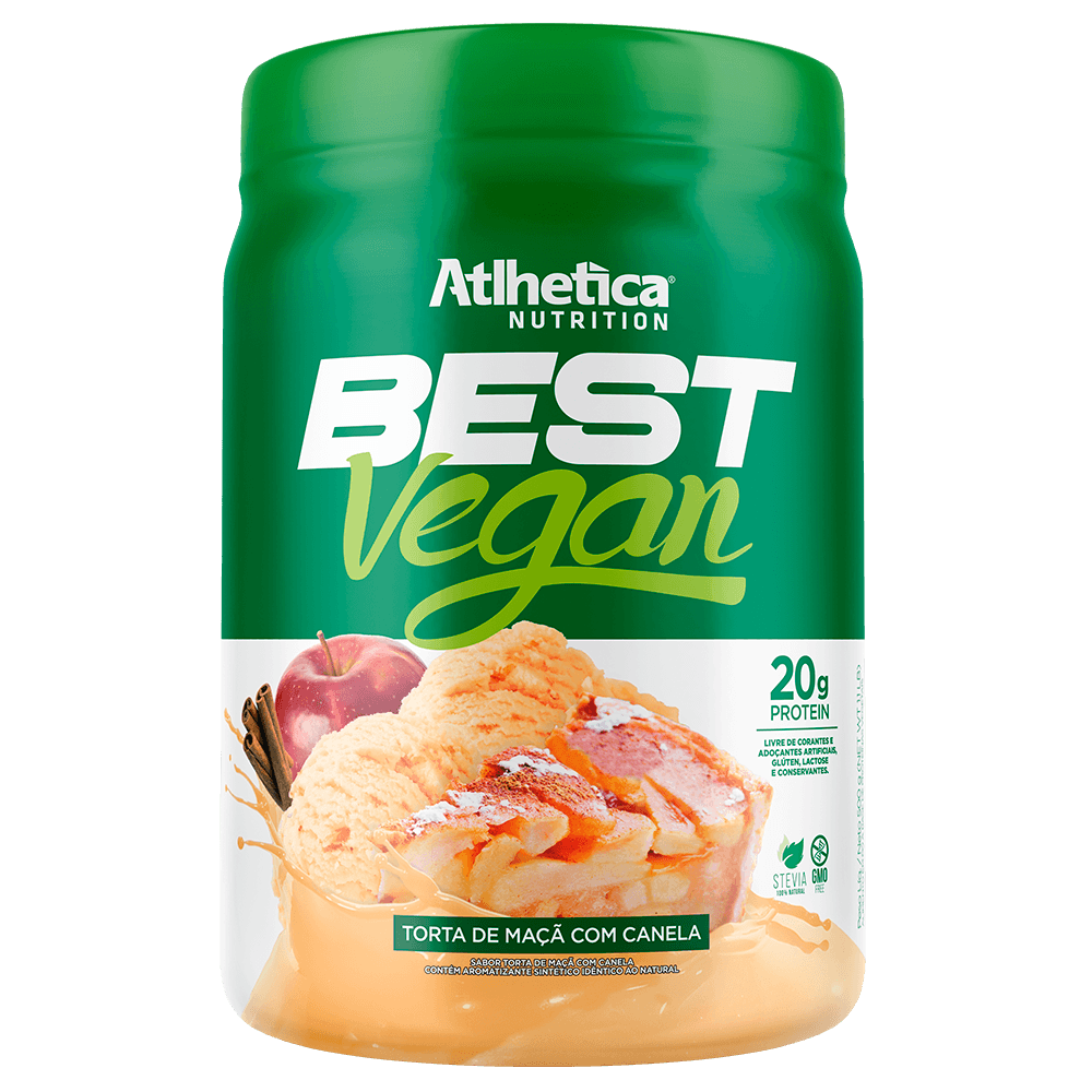 Whey Best Vegan Protein 500g - Torta de Maçã com Canela