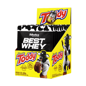 Best Whey Protein Achocolatado Toddy - 15 Sachês de 40g