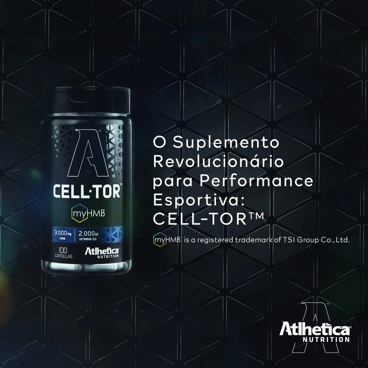 Suplemento Cell-Tor (myHMB + VIT D) - 100 Cápsulas