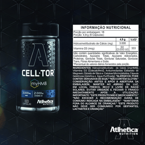 Suplemento Cell-Tor (myHMB + VIT D) - 100 Cápsulas