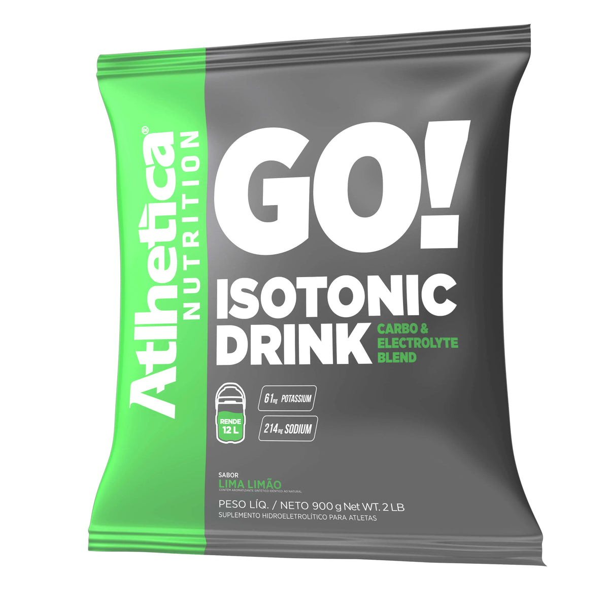 Isotônico Go! Isotonic Drink 900g - Lima Limão
