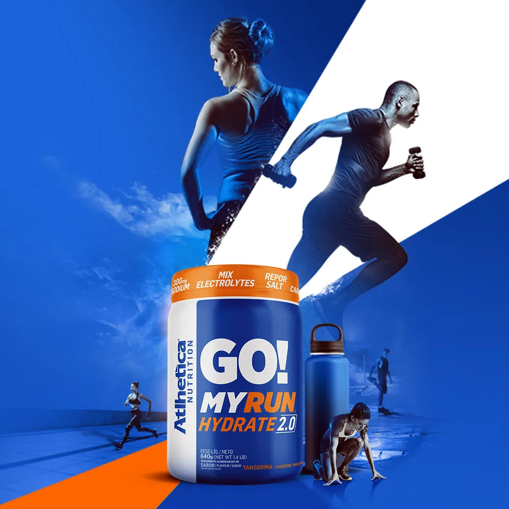Suplemento Go! My Run Recovery 4:1 640g - Tangerina