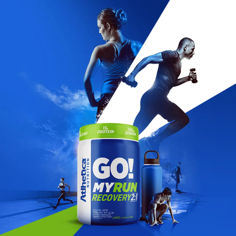 Suplemento Go! My Run Recovery 2:1 720g - Limão