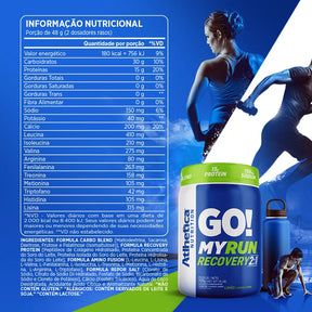 Suplemento Go! My Run Recovery 2:1 720g - Limão