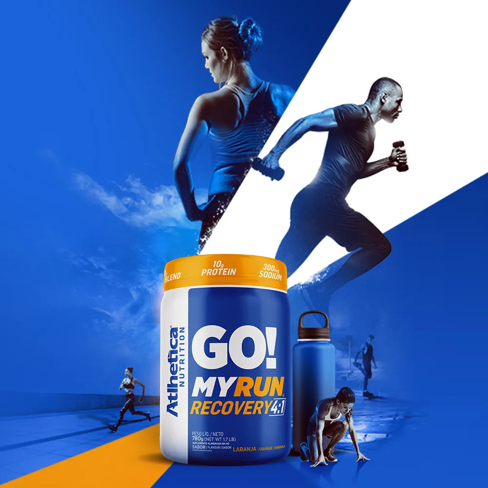 Suplemento Go! My Run Recovery 4:1 640g - Laranja