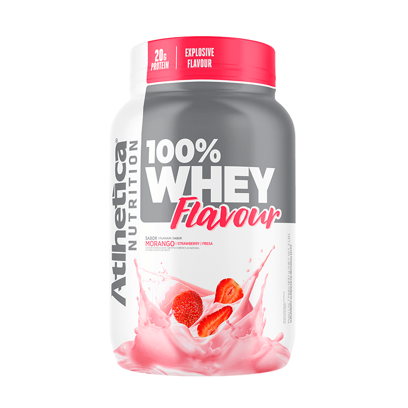 100% Whey Flavour Morango Pote