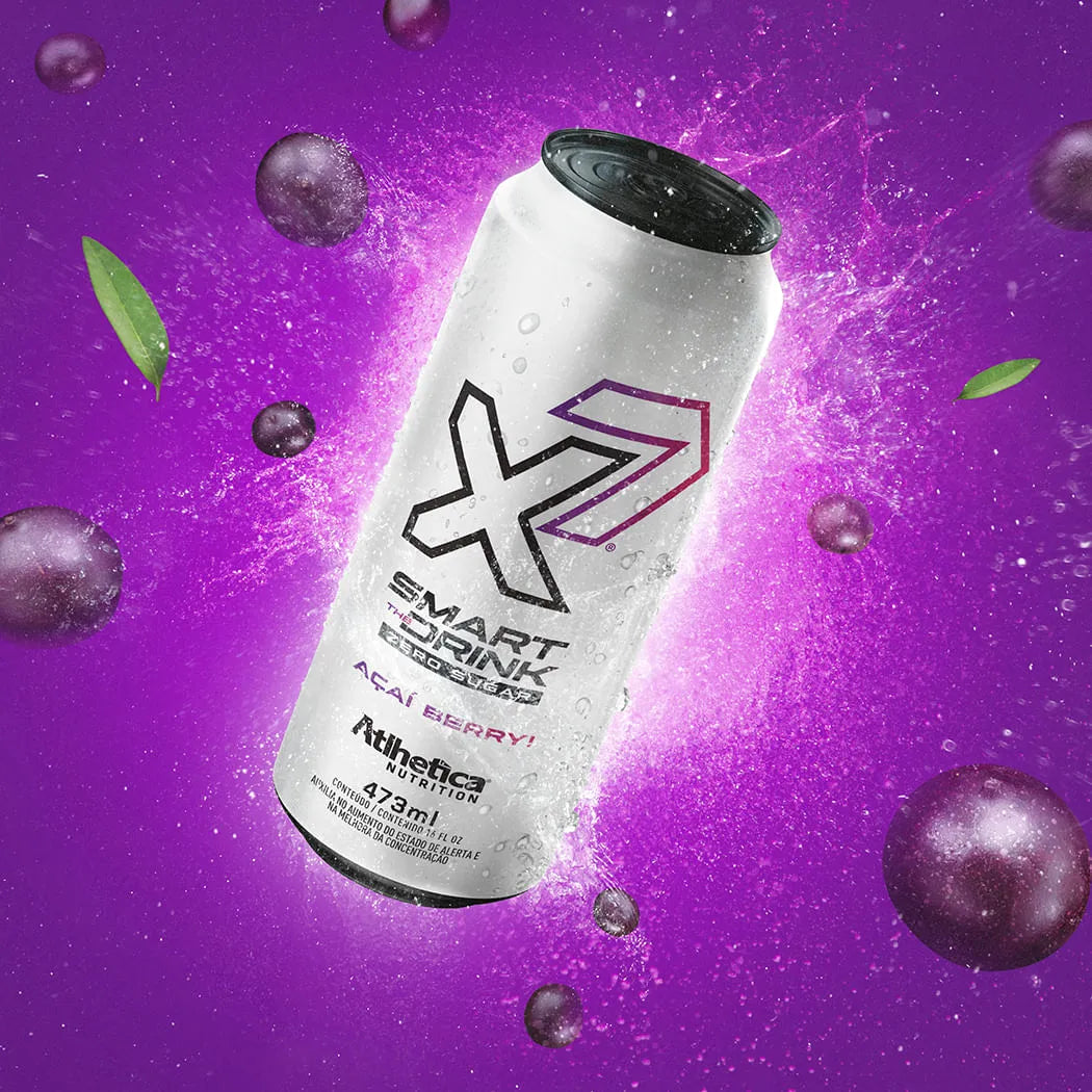 Energético X7 Smart The Drink 473ml - Açaí Berry