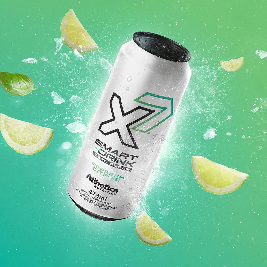 Energético X7 Smart The Drink Pack com 06 unidades de 473ml - Refresh Citrus